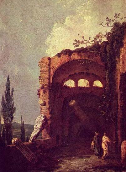 Richard Wilson Ruinen der Villa des Maecenas in Tivoli china oil painting image